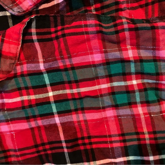 Victoria's Secret Red and Black Plaid Pajama Set - Picture 8 of 10